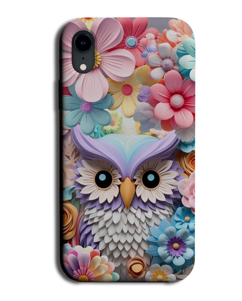 Girly Owls Design Phone Case Cover Owl Bird Floral Style Girls Funky Cute CI39