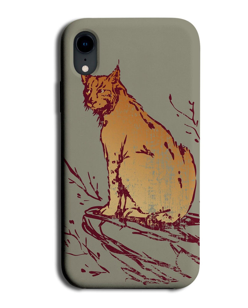 Cartoon Lynx Animal Phone Case Cover Lynxes Cat Cats Bobcat Bob Kat Puma P961