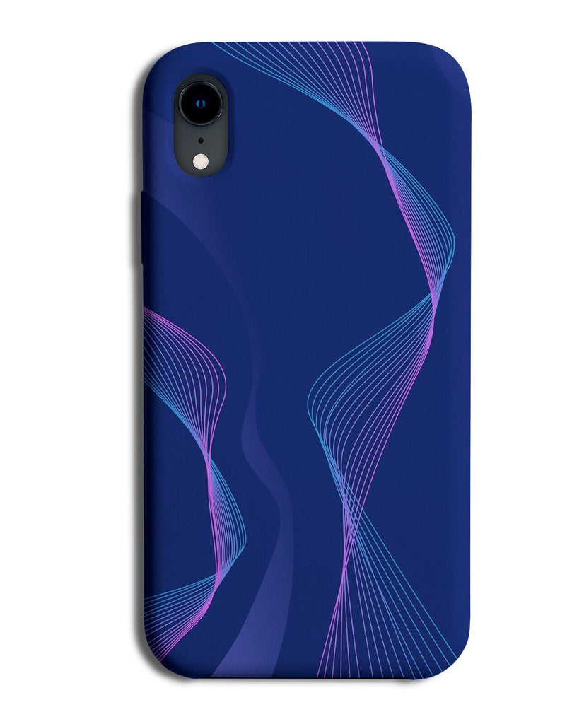Techno Blue DJ Soundwave Design Phone Case Cover Music Sound Wave Waves P182
