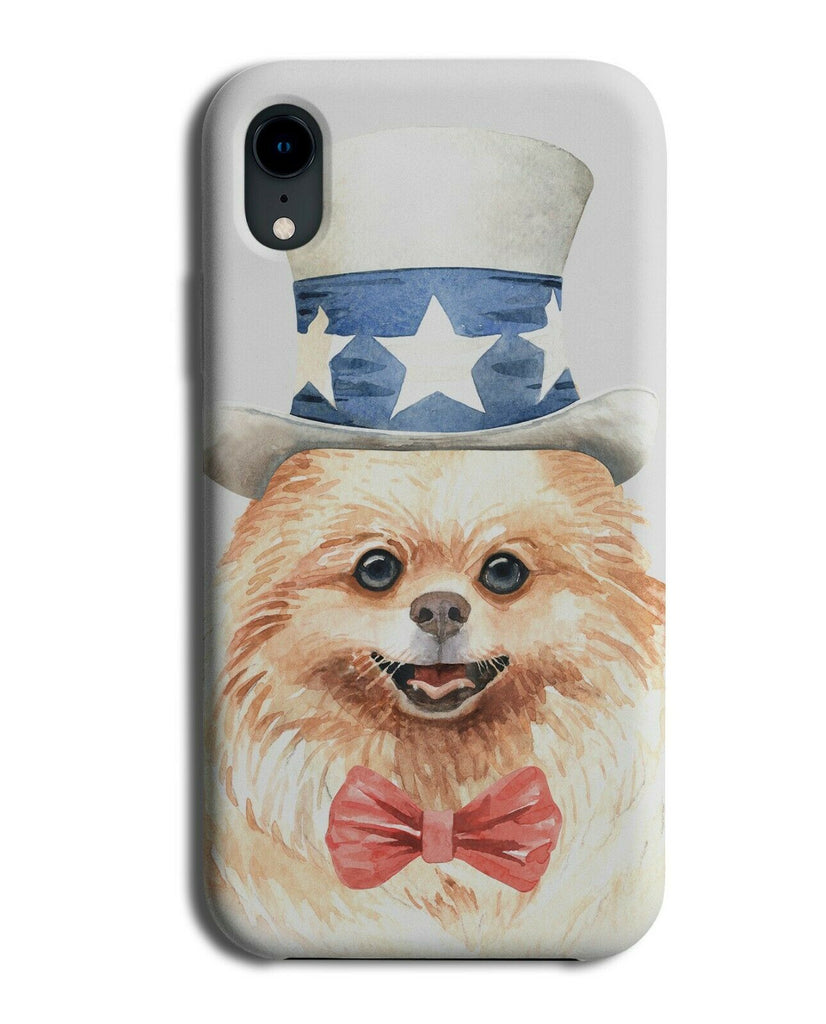 Pomeranian President Phone Case Cover Dog American America Hat Pomeranians K590