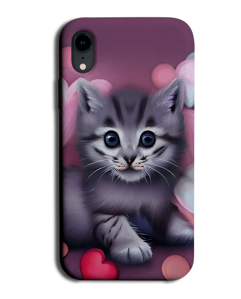 Baby Kitten Phone Case Cover Photo Artwork Art Print Cat Cats Kittens Pink AH13