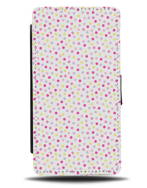 Girls Kids Colourful Polka Dot Flip Wallet Case Baby Babies Style Patterned G256