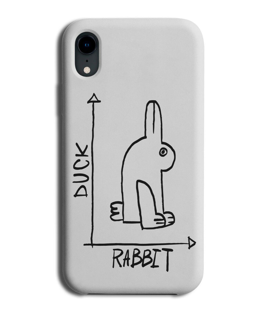 Duck Or Rabbit Phone Case Cover Funny Optical Illusion Photo Design Effect K162