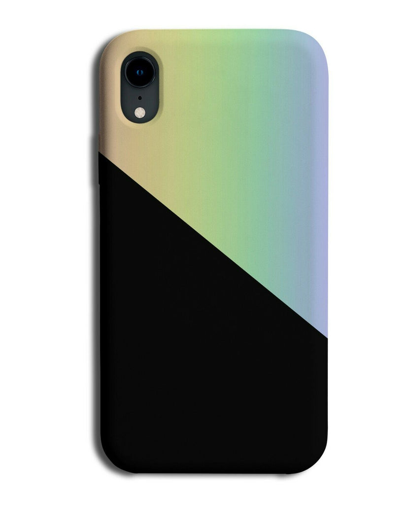 Rainbow Coloured And Black Phone Case Cover Colourful Kids Novelty Dark i402