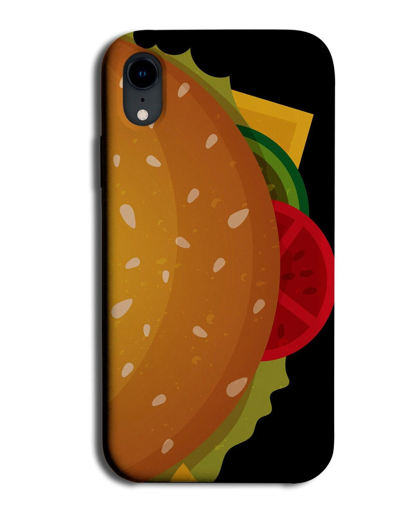 Burger Seeded Bun Design Phone Case Cover Seed Seeds Burgers Buns Cartoon P542