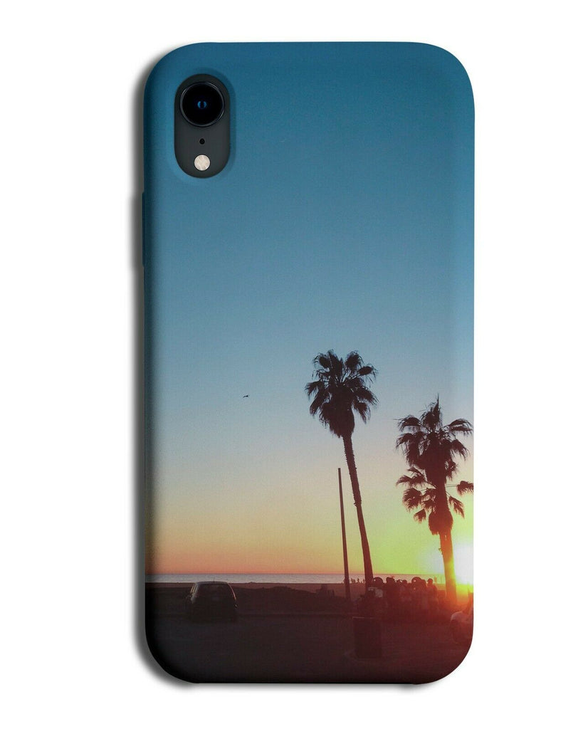 Beautiful Sunset Palm Tree Beach Phone Case Cover Gorgeous Photo Picture G919