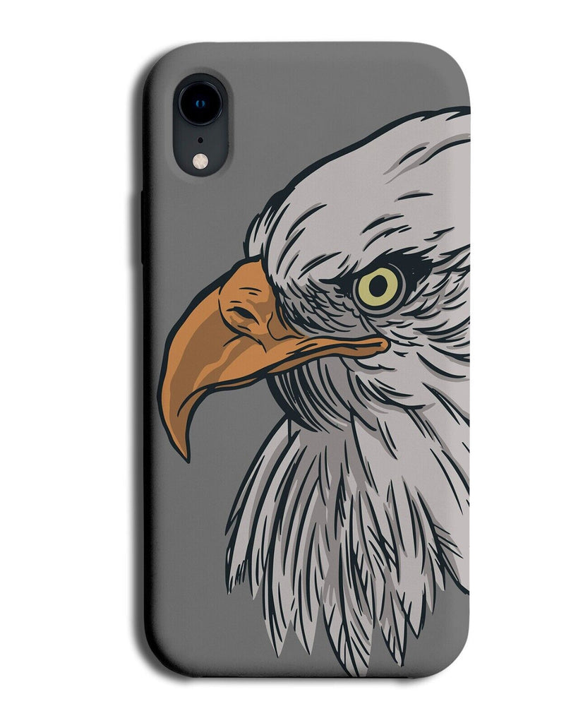 Cartoon Bald Eagle Phone Case Cover Eagles Hawk Hawks Face Head Falconry P866