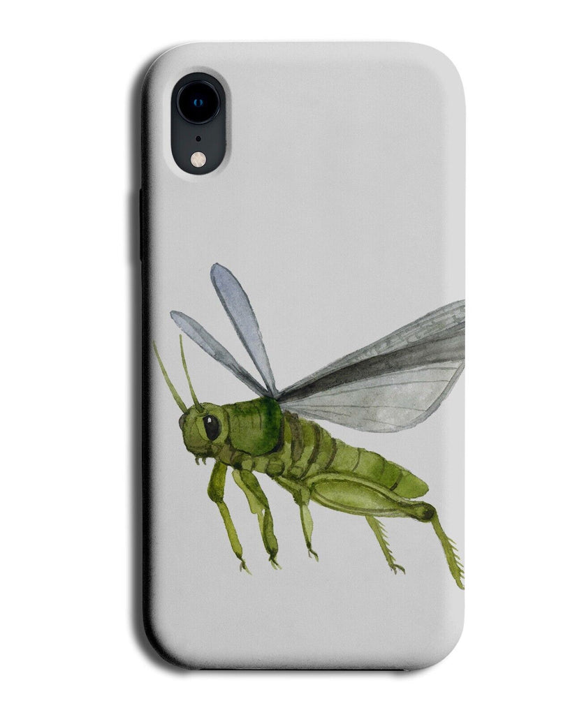 Flying Grasshopper Phone Case Cover Grasshopper Grasshoppers Painting Bug Q445B