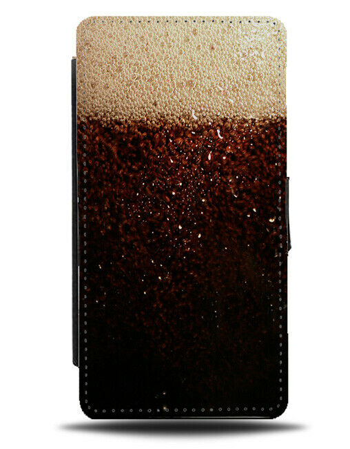 Pint Of Beer Flip Cover Wallet Phone Case Mens Funny Drinking Lad Stag Boys B657