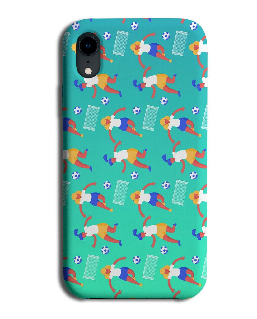 Womens Soccer Pattern Phone Case Cover Girls Woman Football Design Gift E624
