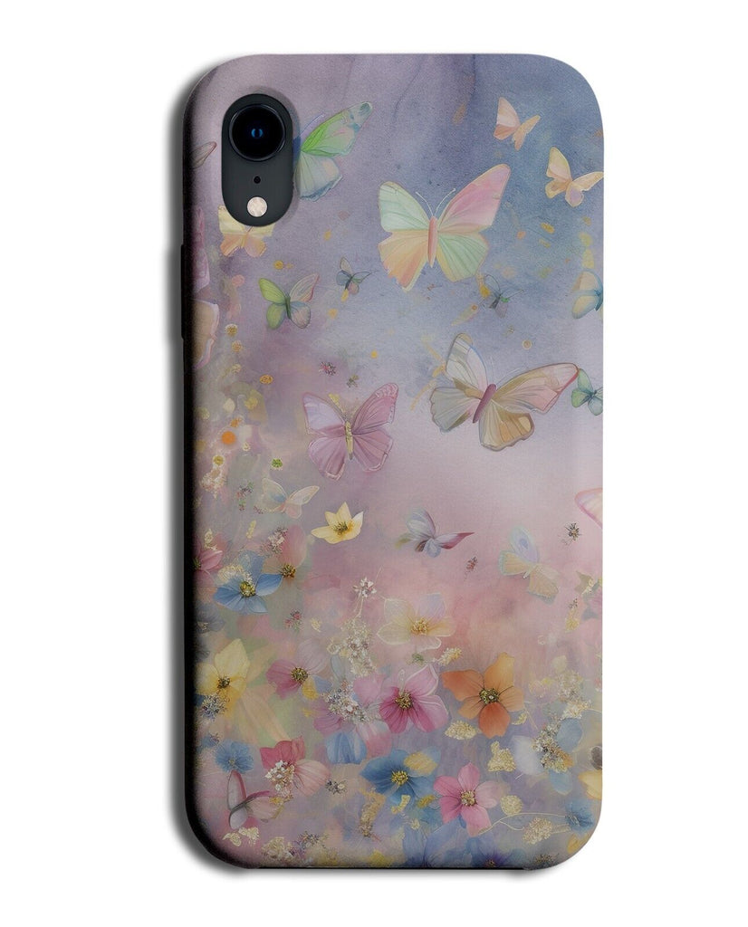 Beautiful Butterflies Painting Phone Case Cover Oil Painting Whimsical Wild BE94