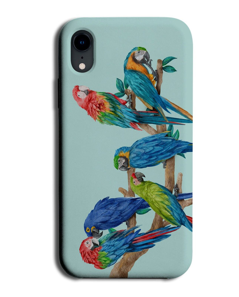 Macaw Parrot Phone Case Cover Colourful Macaws Parrots Bird Birds Amazon BP82