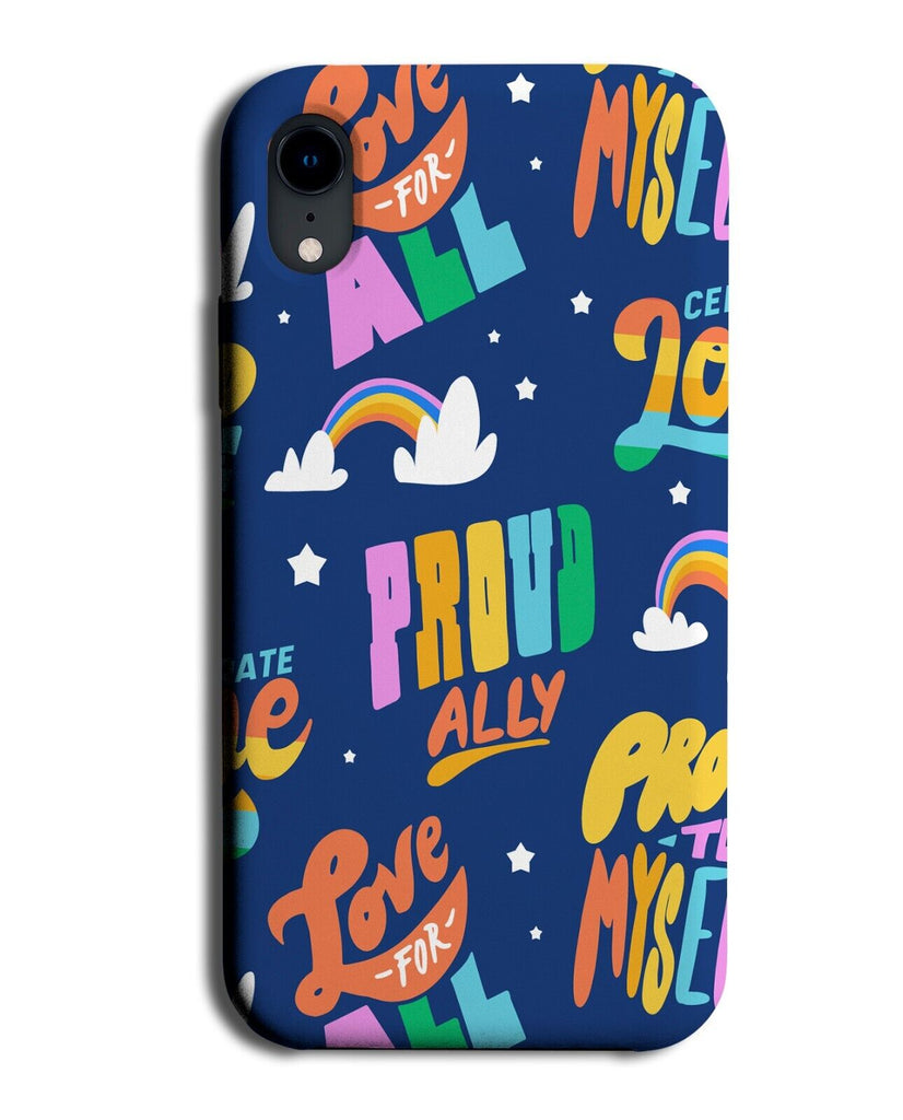 Pride Phone Case Cover Proud Colourful Rainbow Shapes LGBT LGBTQ LGBT+ N554