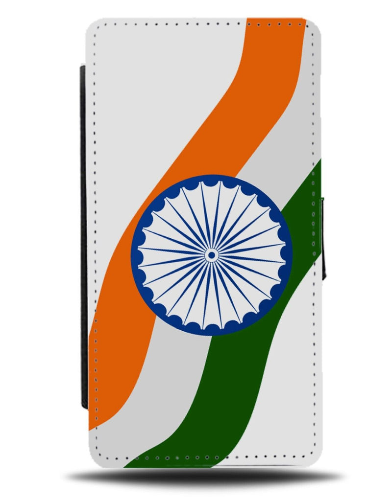 Indian Flag Stripe Flip Wallet Case Flags Sachet India Republic Picture AU13