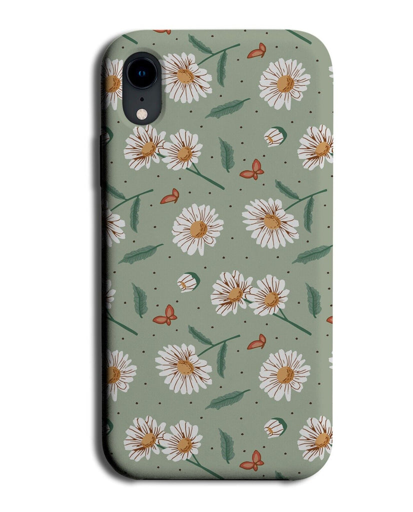 Cartoon Daisies Pattern Phone Case Cover Daisy Flowers Flower Floral Style P662