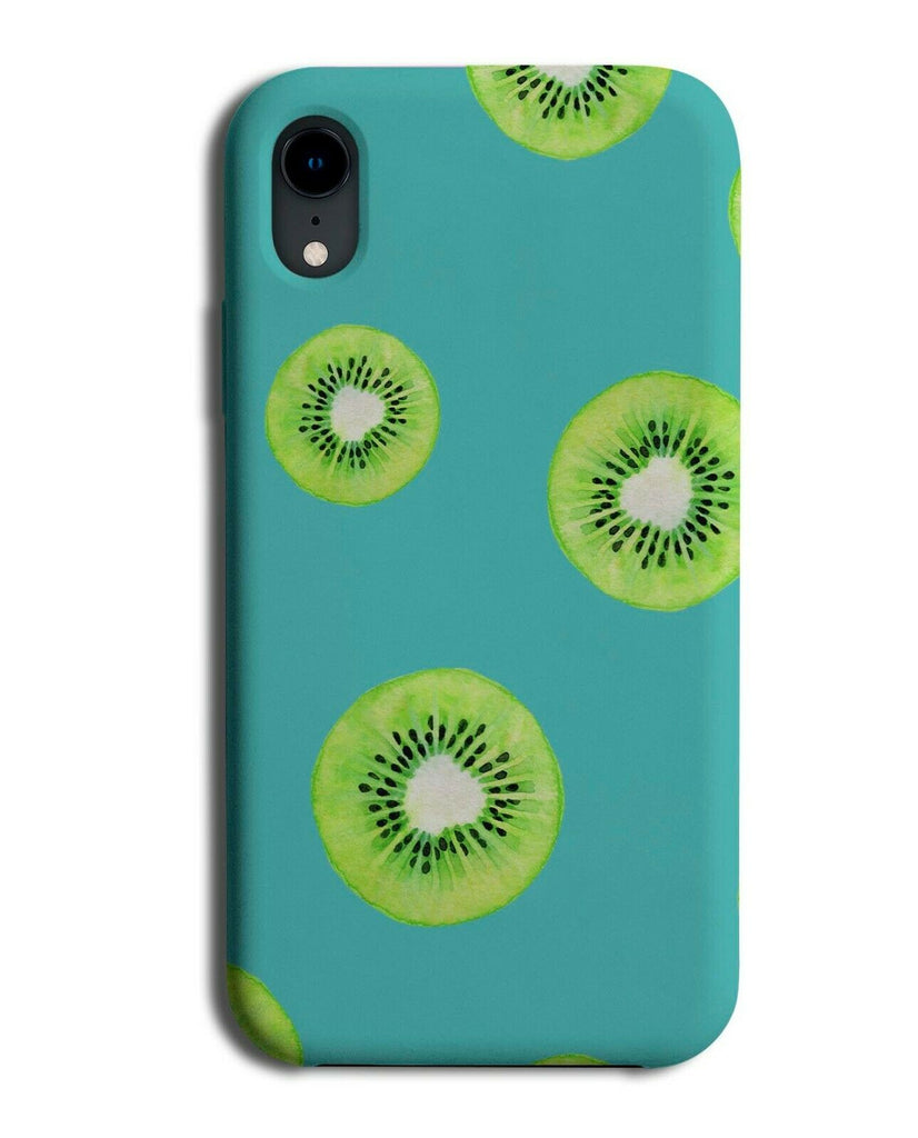 Neon Lime and Green Kiwi Retro Fruit Phone Case Cover Pattern Kiwis F161