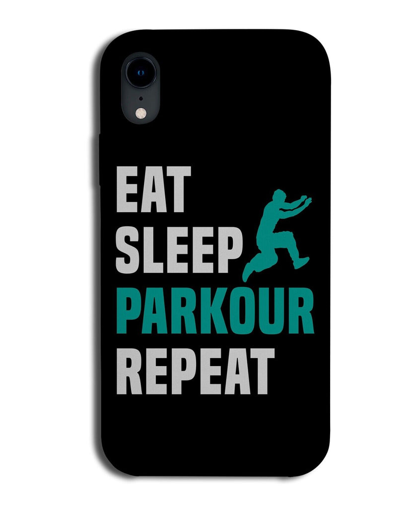 Eat Sleep Parkour Repeat Phone Case Cover Funny Parkour's Gift Present BR86