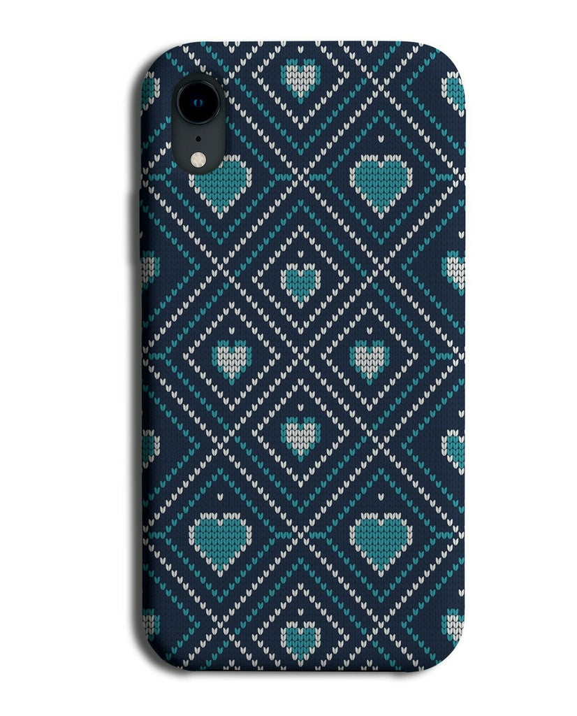 Xmas Jumper Stitching Printed Phone Case Cover Love Hearts Heart Winter H838
