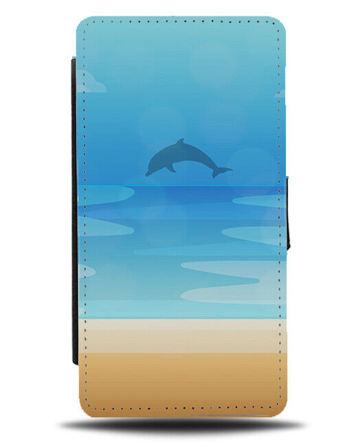 Dolphin Shape Jumping Out Of The Water Picture Phone Cover Case Dolphins J297