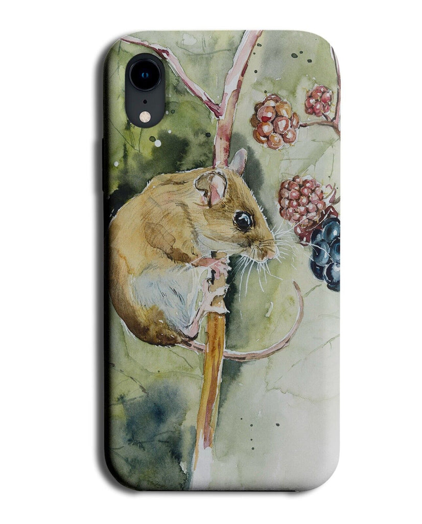 Watercolour Garden Dormouse Phone Case Cover Doormouse Door Mouse Mice Q912C