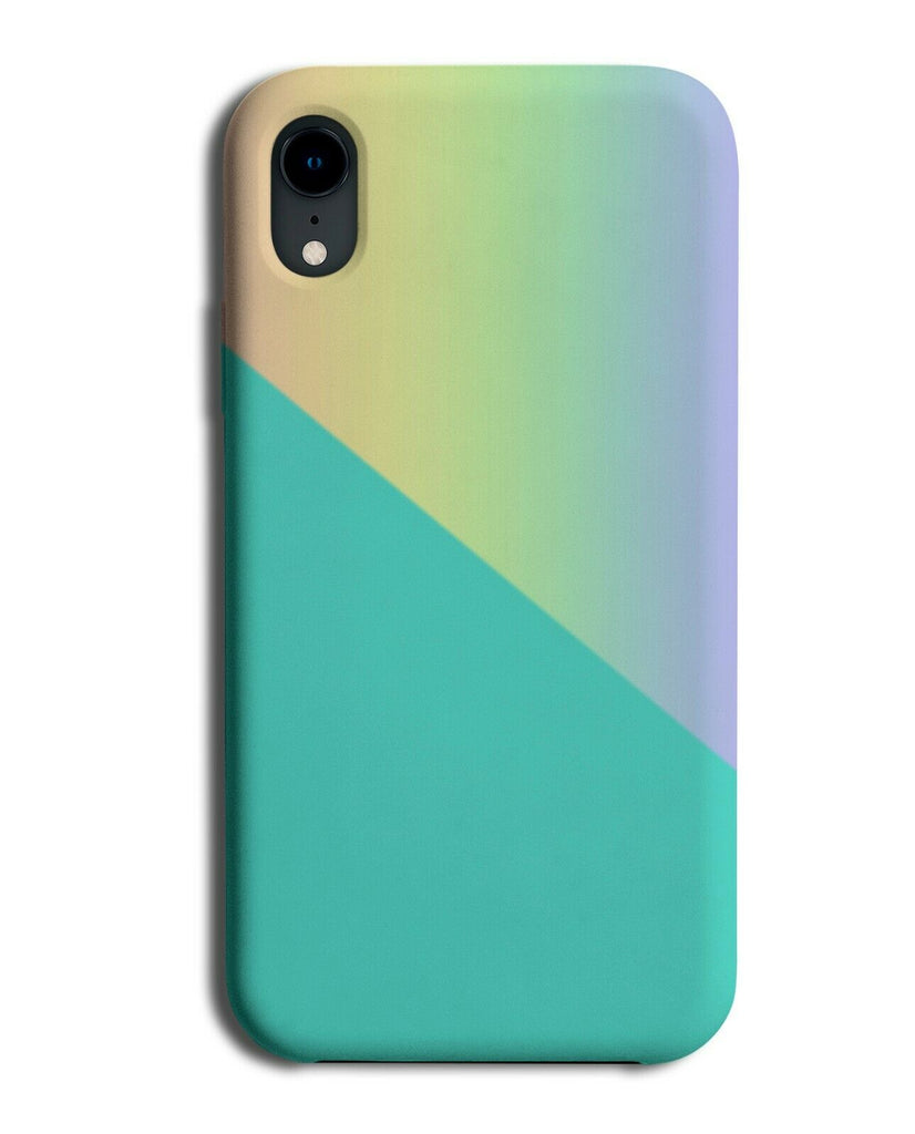 Rainbow Coloured And Turquoise Green Phone Case Cover Colourful Kids i399