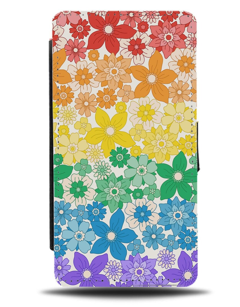 Pride Floral Design Flip Wallet Case Flowers Lily Lilies Tulip Tulips LGBT AJ41