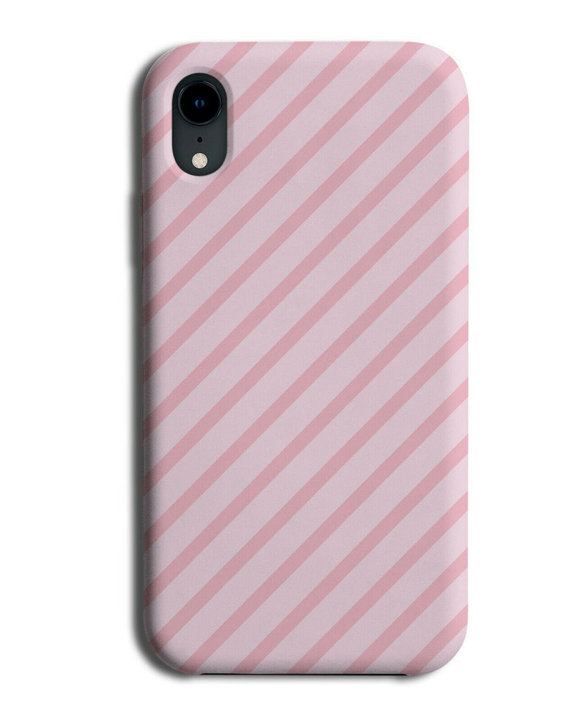 Baby Pink and Hot Pink Diagonally Striped Phone Case Cover Stripes Coloured E830