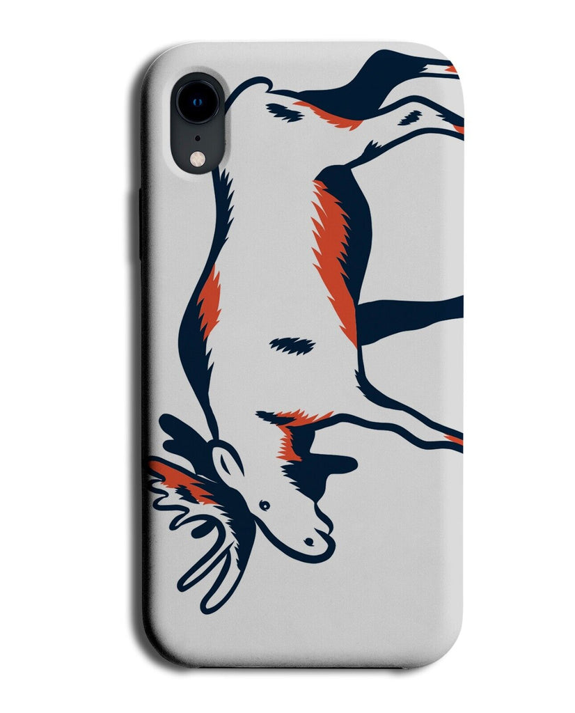 Duotone Moose Phone Case Cover Mooses Duo Tone Style Look Design Colours Q279
