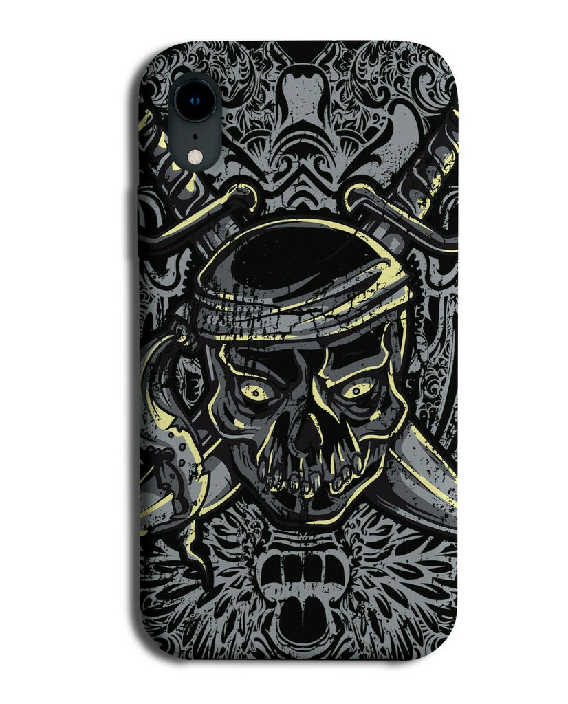 Cool Pirate Skull Phone Case Cover Pirates Logo Symbol Sign Yellow Outline E222