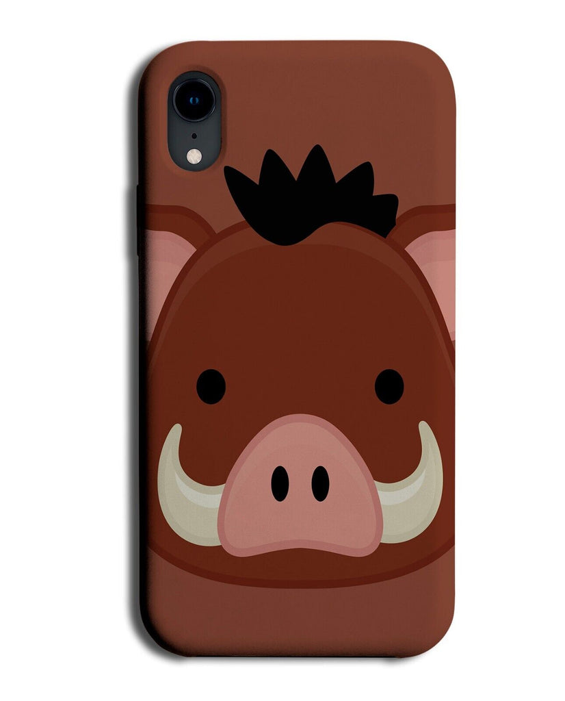 Children's Warthog Cartoon Phone Case Cover Warthogs Face Kids Child's Kid Q484N