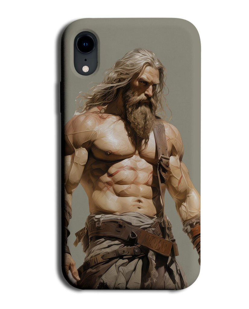 Blonde Beard Viking Warrior Phone Case Cover Fighter Abs Muscles Fit Muscle CT40