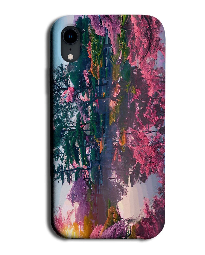 Cherry Blossoms Trees Phone Case Cover Tree Blossom Leaves Pink Japanese BF34