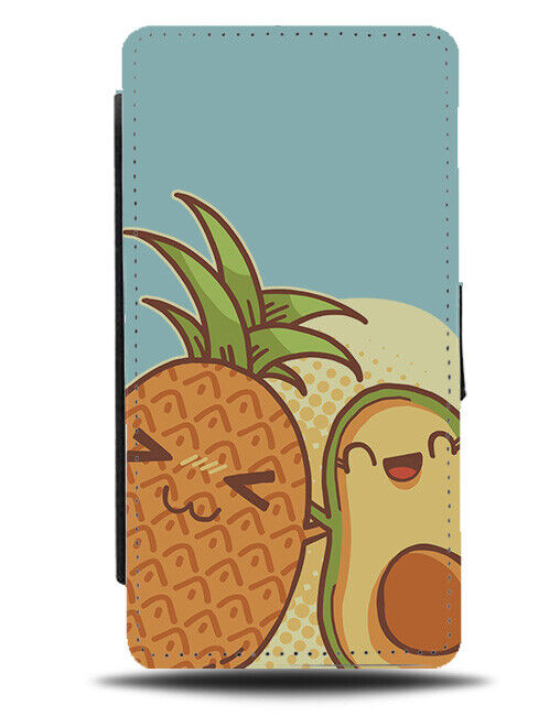 Avocado and Pineapple Friendship Flip Wallet Case Friend Relationship Funny i994