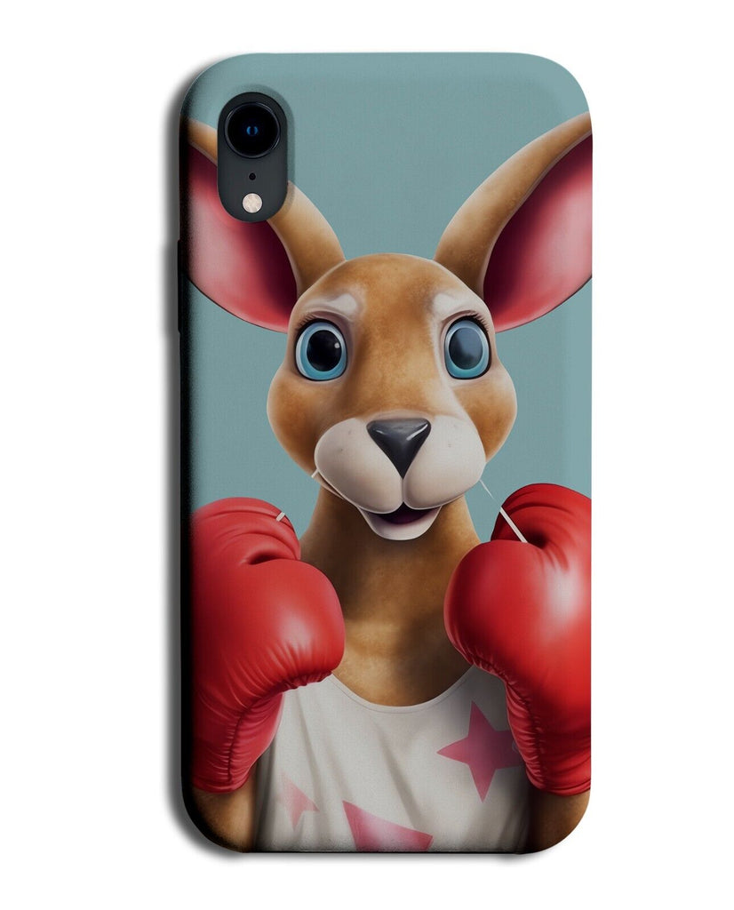 Boxing Kangaroo Phone Case Cover Gloves Red Kangaroos Fighter Boxer Funny CZ28