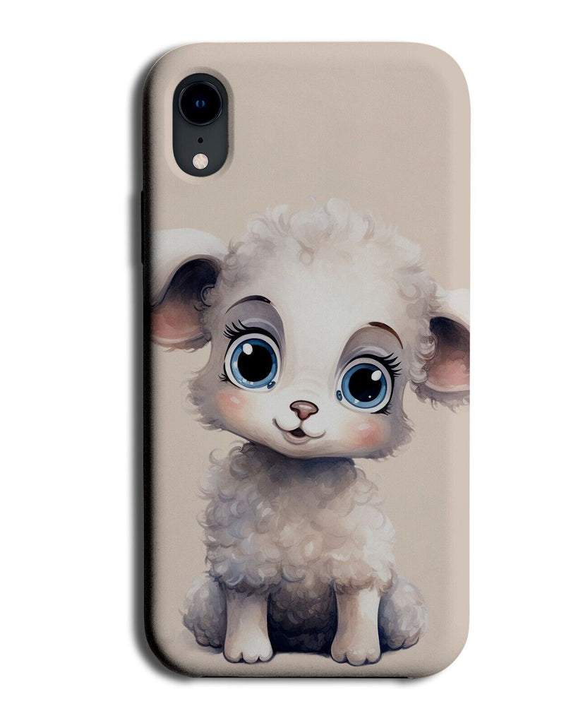Baby Sheep With Big Blue Eyes Phone Case Cover Baby Blues Lamb Cute Sweet BZ37