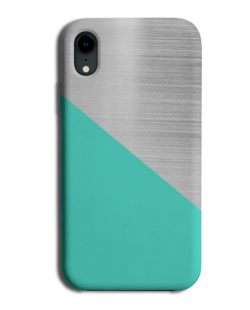 Silver And Turquoise Green Phone Case Cover Picture Photo Dark Colour i378