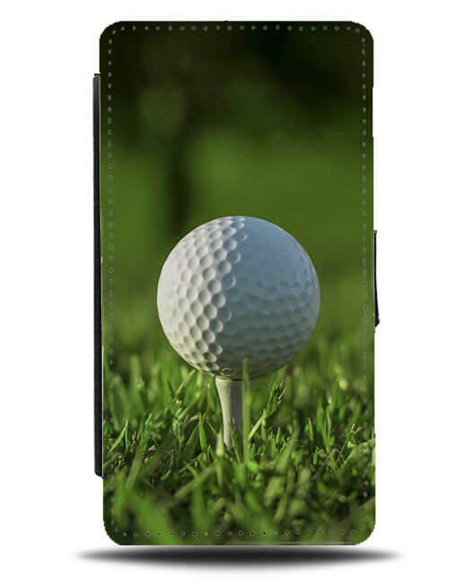 Golf Flip Wallet Phone Case Golfer Photograph Grass Putting Tee Tees Green B873