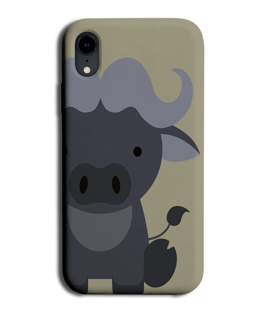 Water Buffalo Phone Case Cover Buffalo's Animal Cartoon Childrens Kids Q852B
