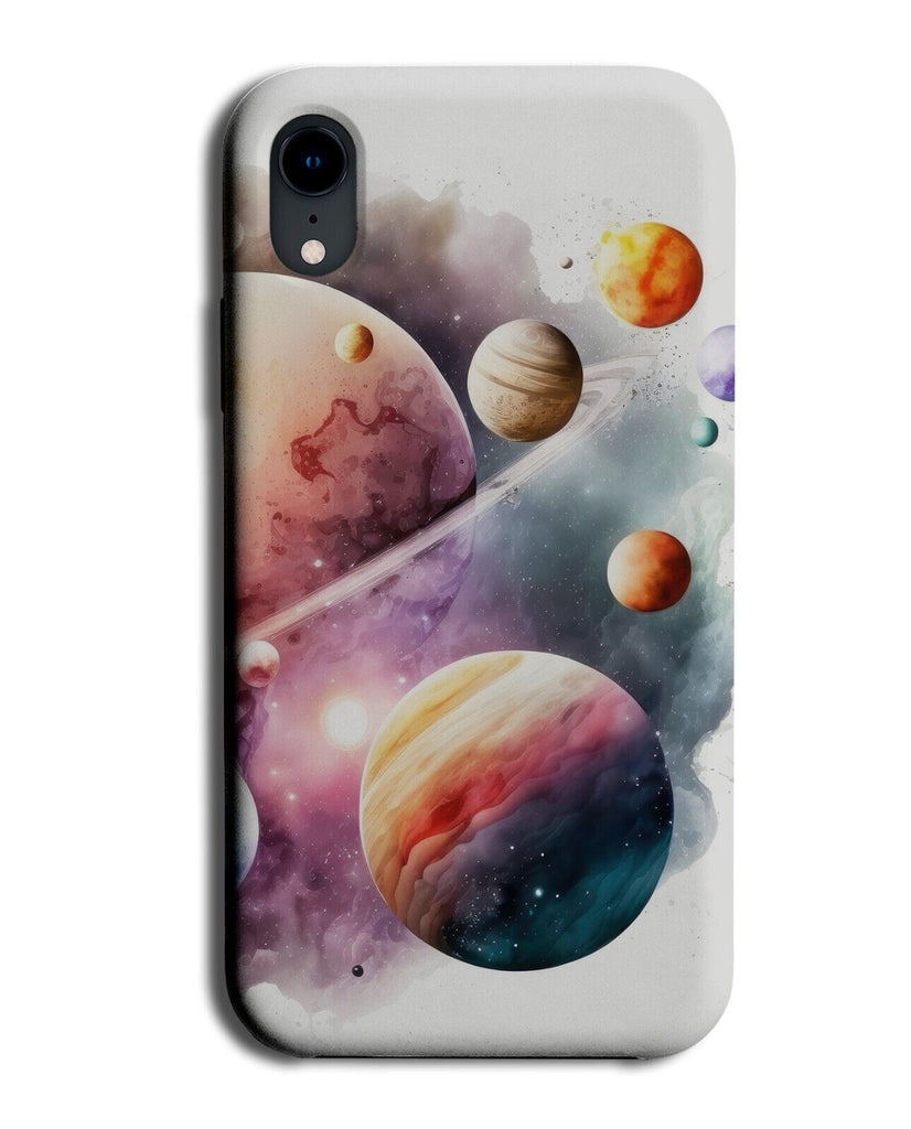Watercolour Solar System Phone Case Cover Planets Planet Milky Way Universe CK06