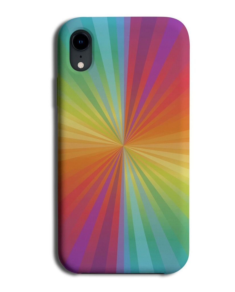 Colourful Spiral Design Phone Case Cover Swirls Swirly Pattern Rainbow Wavy K201