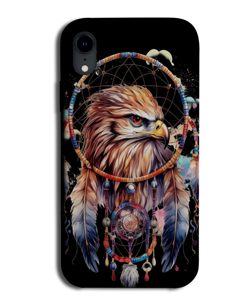 Boho Eagles Face Phone Case Cover Eagle Bald Dreamcatcher Indian Tribal CH92