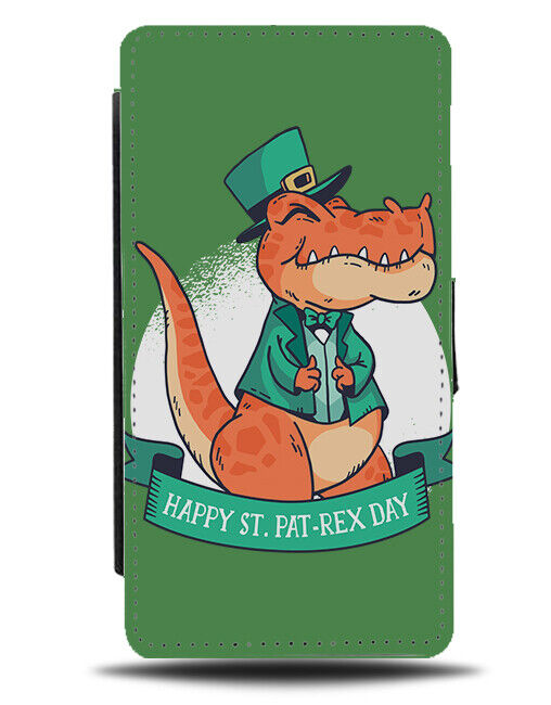 Irish Dinosaur Phone Cover Case St Patricks Day Hat Green Ireland Dinosaurs J239