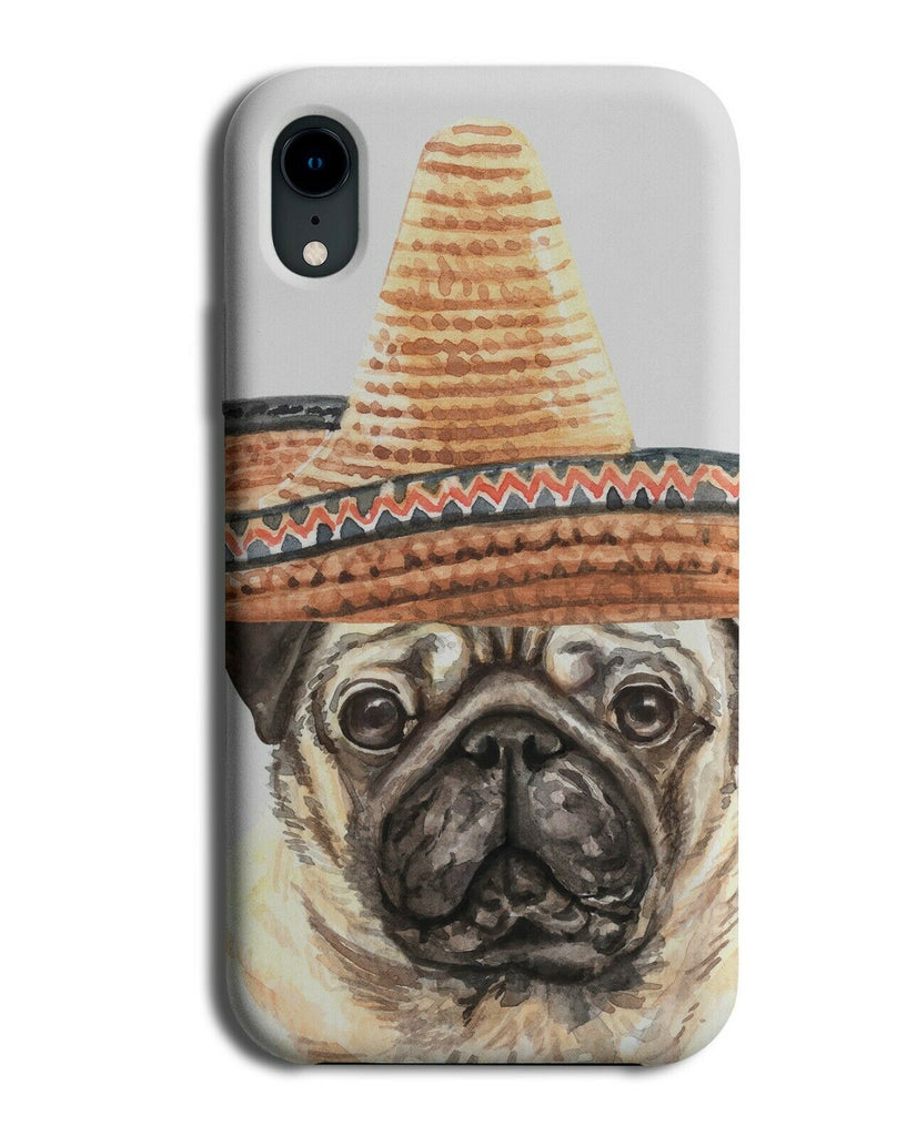 Mexican Pug Phone Case Cover Mexico Hat Sombrero Costume Dog Pugs K741