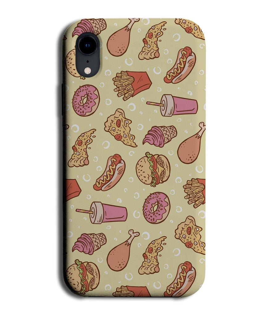 Fatty Food Phone Case Cover Fat Chubby Unhealthy Foods Fast Snacks Snack P707