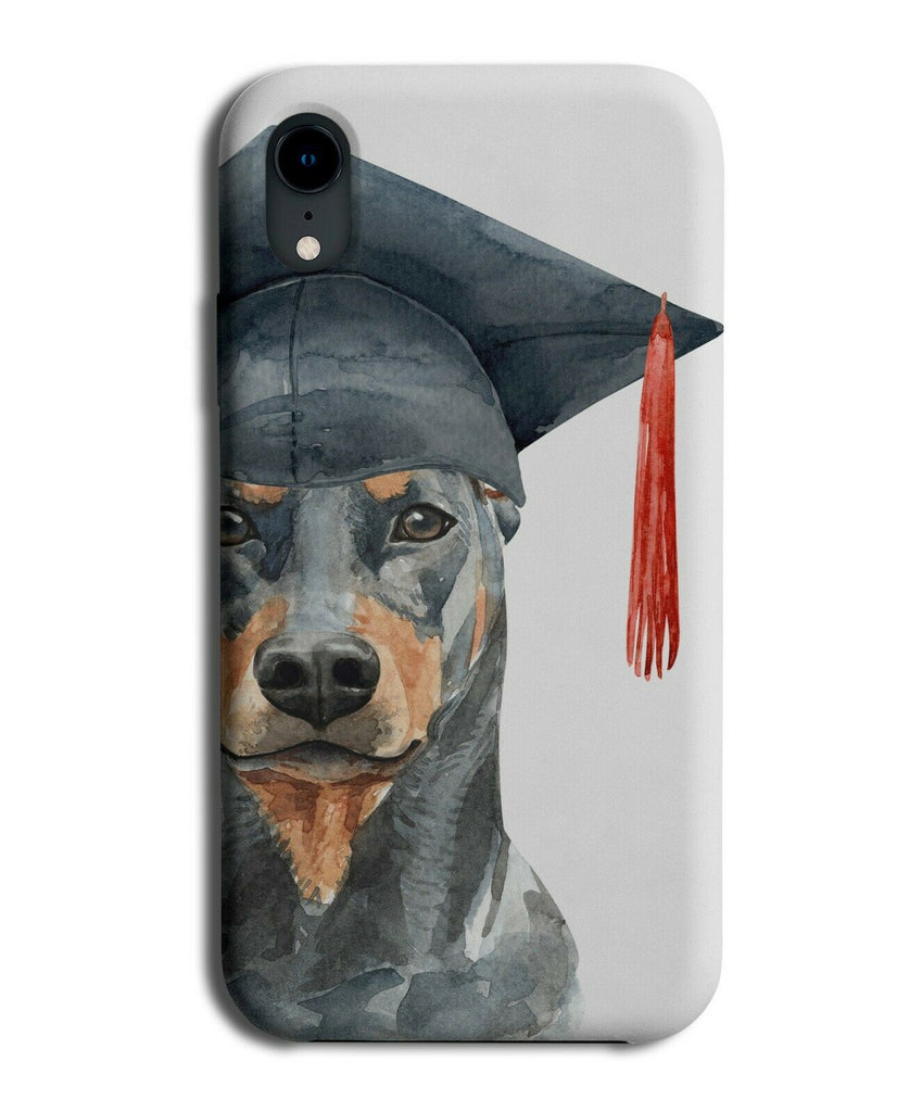 Doberman Phone Case Cover Dog Graduate Teacher Graduation Hat K552