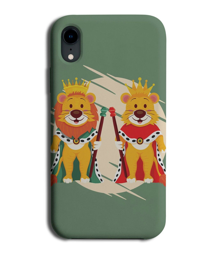 Lion King and Queen Phone Case Cover Royal Royals Tiger Animal The Lions J706