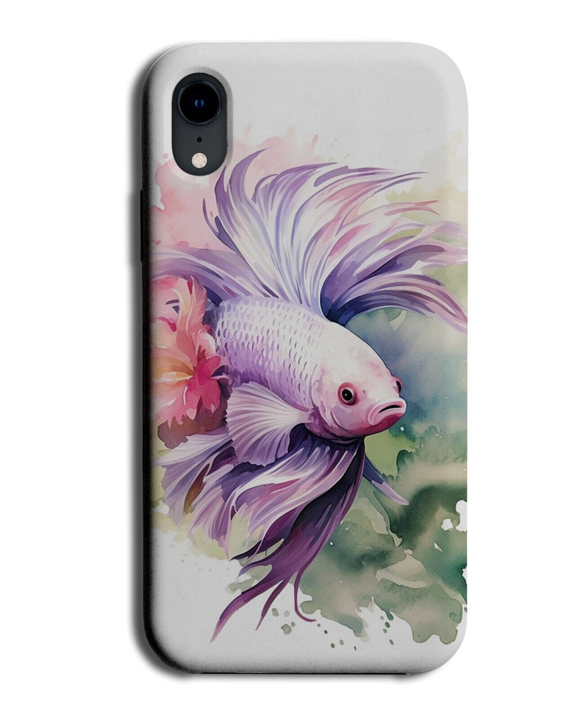 Pink Japanese Fighting Fish Phone Case Cover Tropical Fishes Type Girls Art DG24