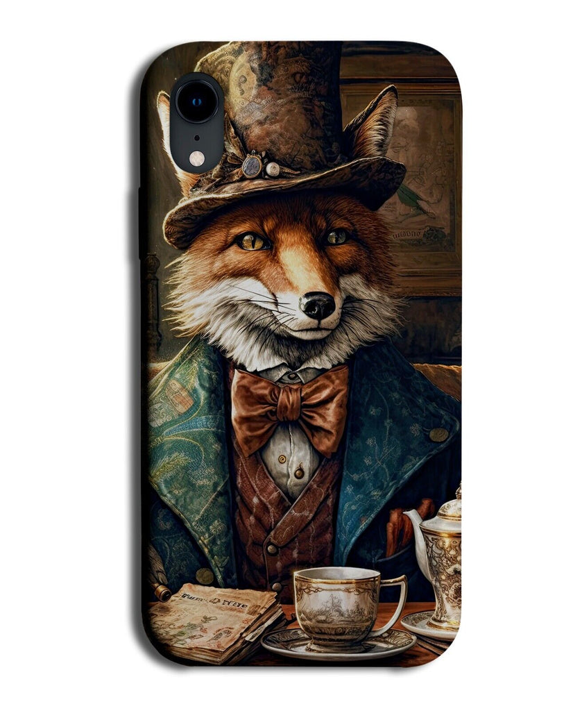 Funny Fox Victorian Gentleman Phone Case Cover Foxes Fancy Dress Outfit CH85