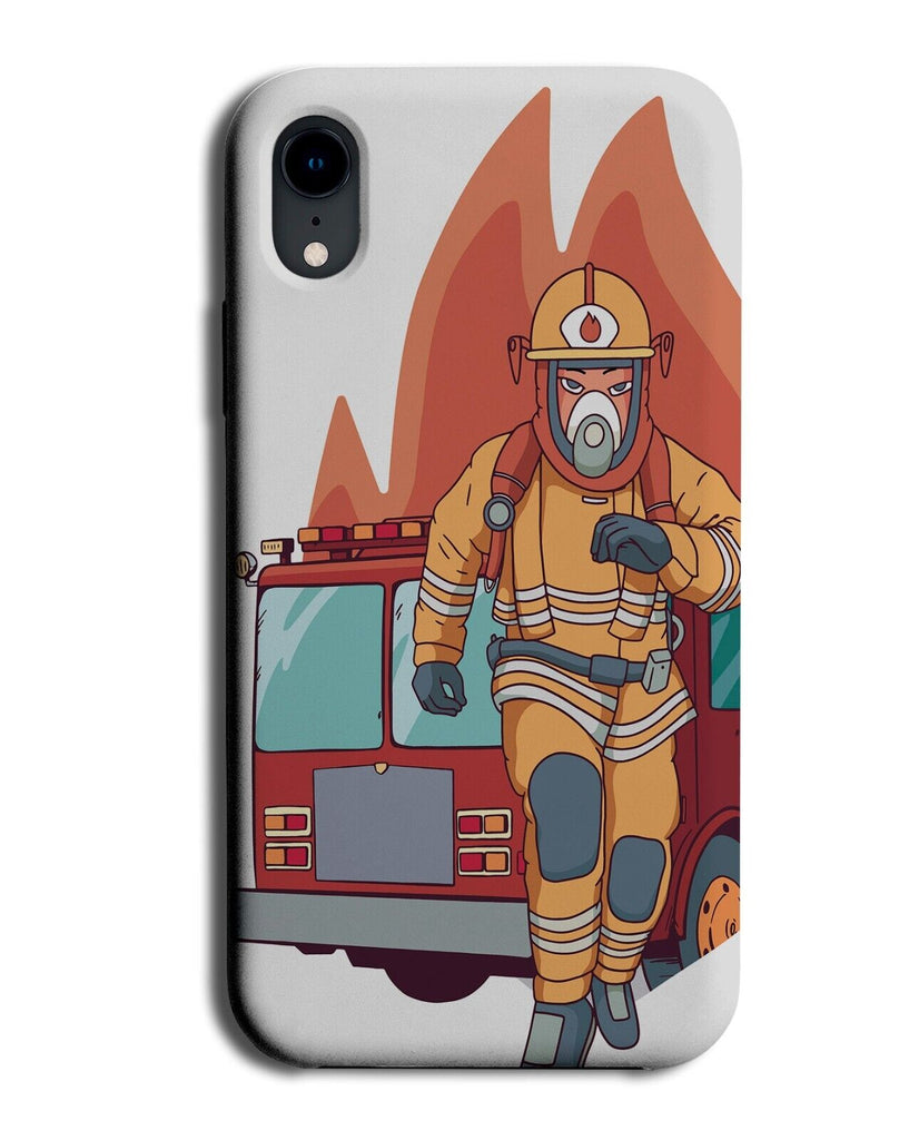 Fireman Hero Phone Case Cover Fire Man Heroes Job Gift Present Firemen P967