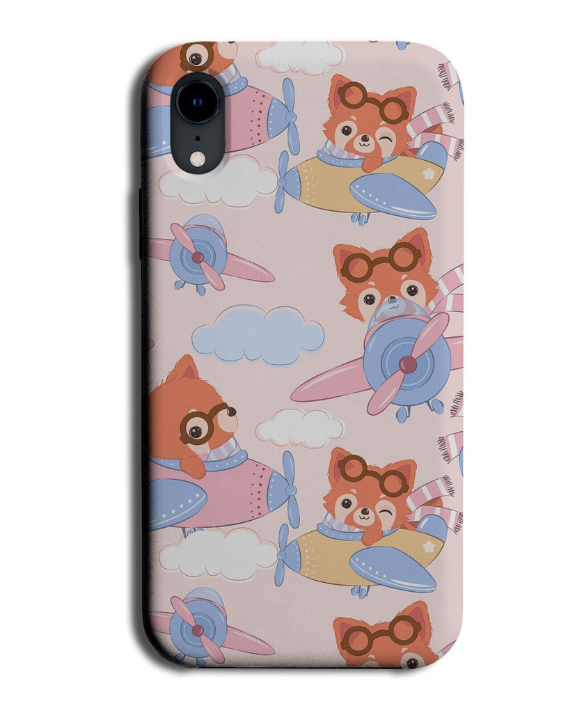 Red Panda Flying Airplanes Phone Case Cover Airplane Plane Planes Pandas CC30